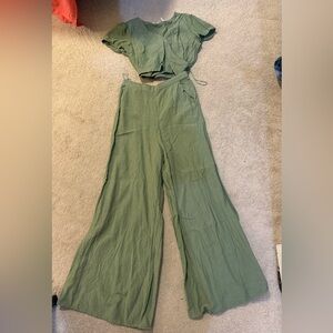 Green two piece